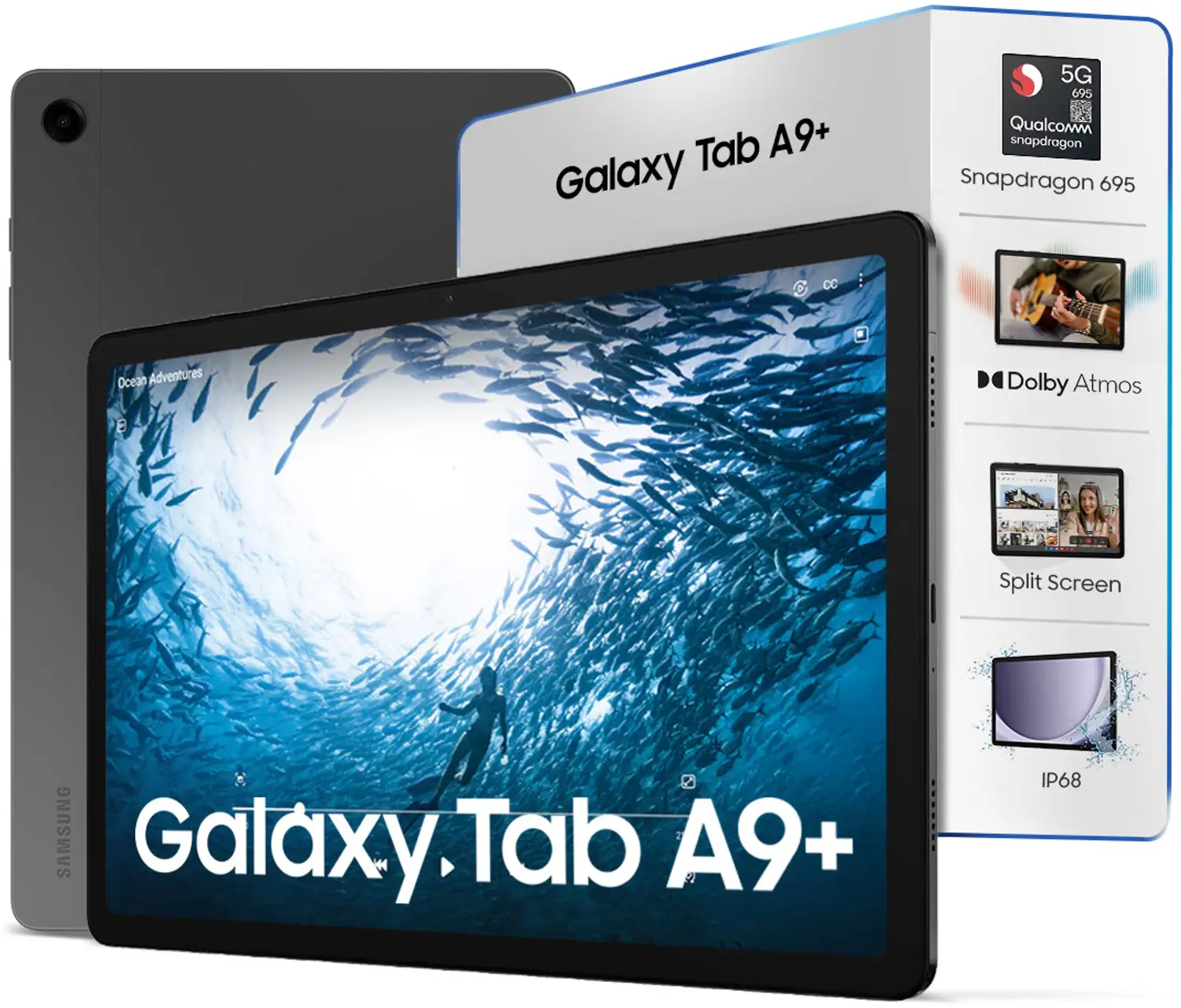 Refurbished Samsung Galaxy Tab A9+ 8/128 Wi-Fi — Graphite