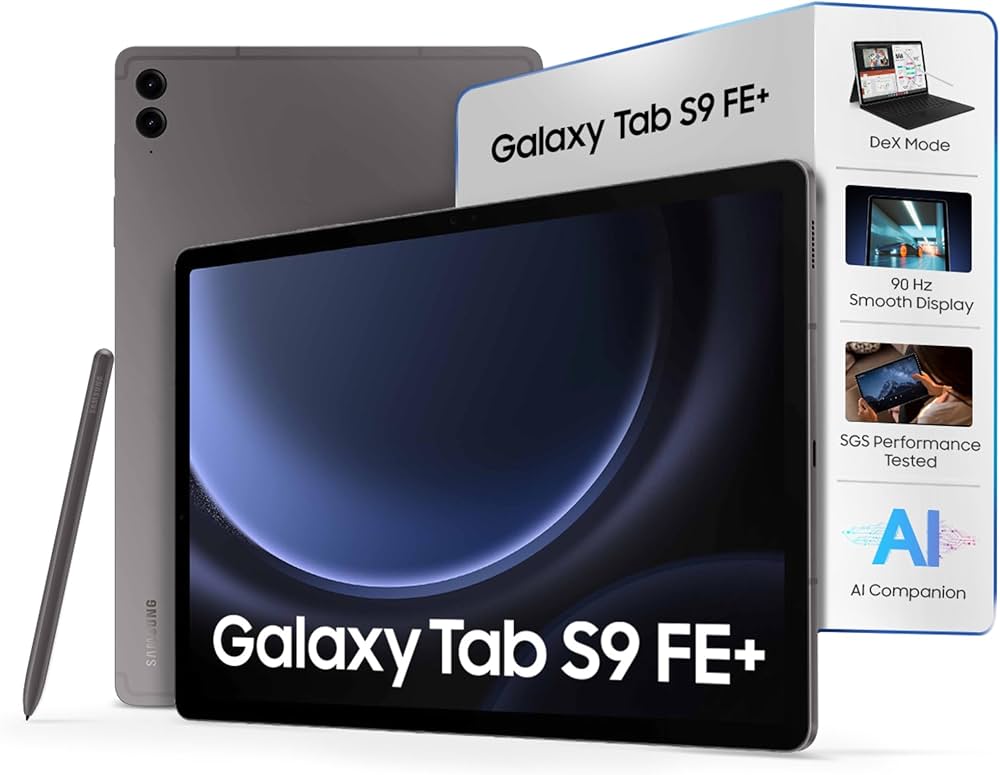 Refurbished Samsung Galaxy Tab S9 FE+ 12/256 Wi-Fi — Gray (12.4")
